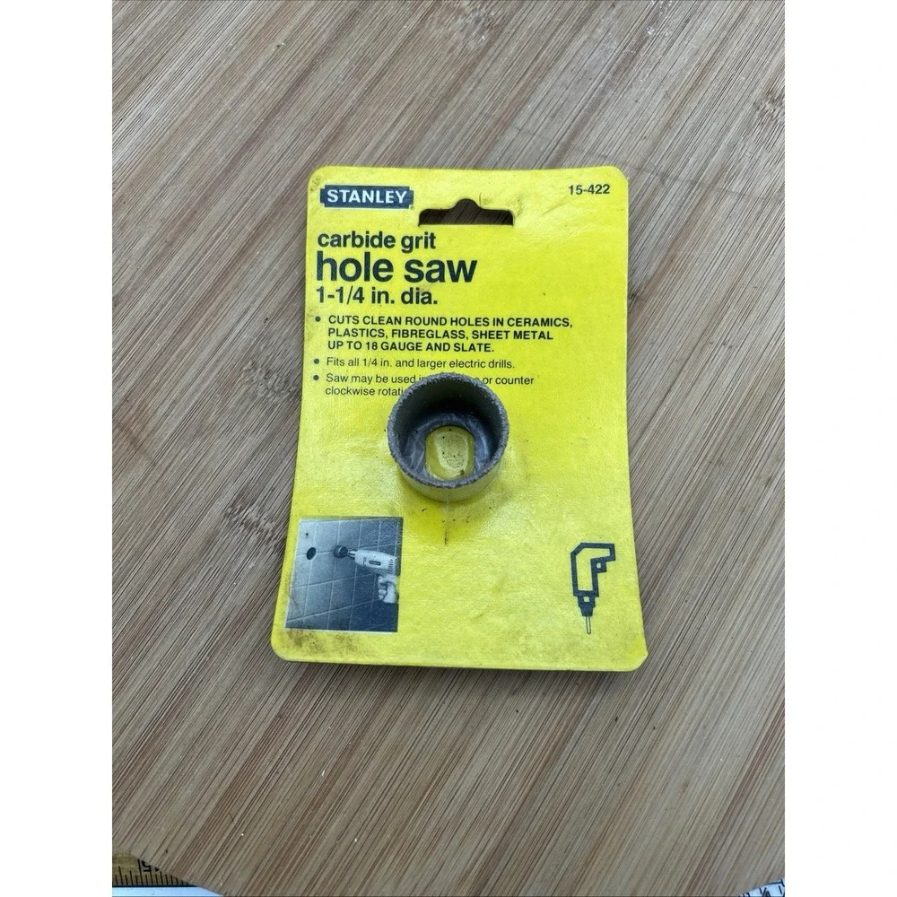 Stanley Carbide‎ Grit Hole Saw 1 1/4 Dis